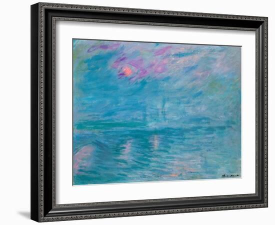 Waterloo Bridge, 1899-1903-Claude Monet-Framed Giclee Print