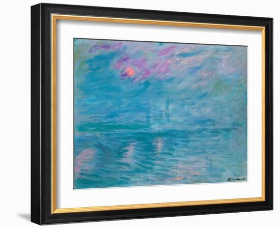 Waterloo Bridge, 1899-1903-Claude Monet-Framed Giclee Print