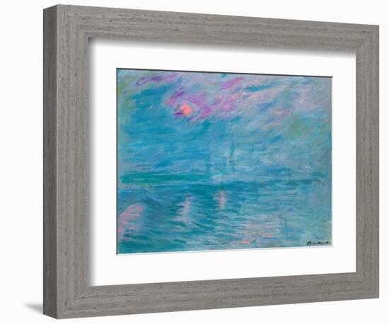 Waterloo Bridge, 1899-1903-Claude Monet-Framed Giclee Print