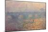 Waterloo Bridge, 1900-Claude Monet-Mounted Giclee Print