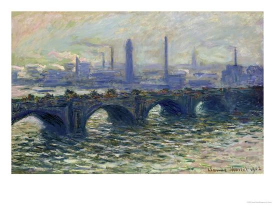 Waterloo Bridge 1902 Giclee Print Claude Monet Art Com