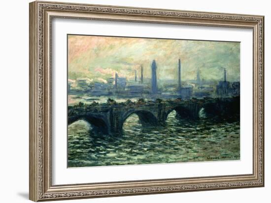 Waterloo Bridge, 1902-Claude Monet-Framed Giclee Print