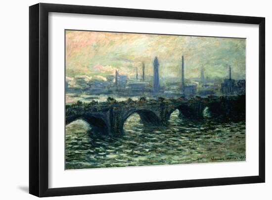 Waterloo Bridge, 1902-Claude Monet-Framed Giclee Print