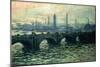 Waterloo Bridge, 1902-Claude Monet-Mounted Giclee Print