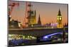 Waterloo Bridge and Big Ben, London, England, United Kingdom, Europe-Charles Bowman-Mounted Photographic Print