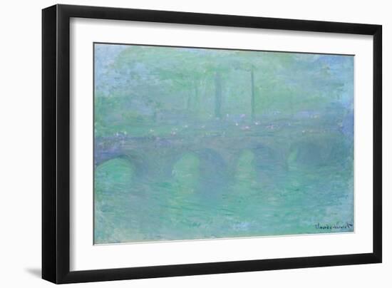 Waterloo Bridge at Dusk, 1904-Claude Monet-Framed Giclee Print