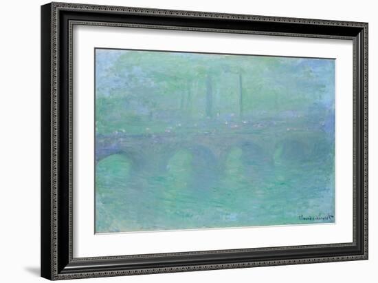 Waterloo Bridge at Dusk, 1904-Claude Monet-Framed Giclee Print