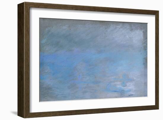 Waterloo Bridge, Brouillard, 1901-Claude Monet-Framed Giclee Print