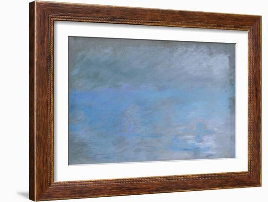 Waterloo Bridge, Brouillard, 1901-Claude Monet-Framed Giclee Print