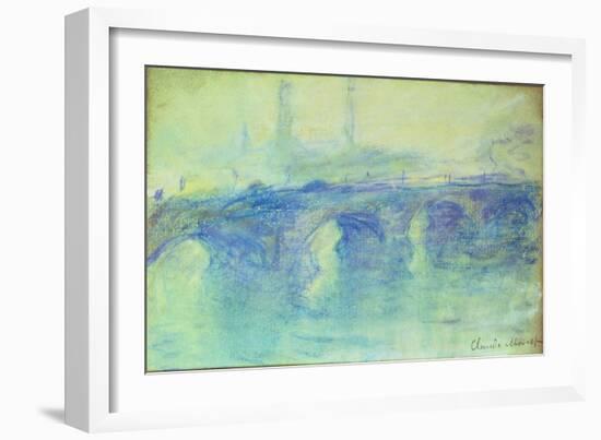 Waterloo Bridge, C.1899-Claude Monet-Framed Giclee Print