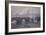 Waterloo Bridge: Gray Day-Claude Monet-Framed Giclee Print