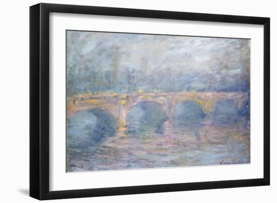 Waterloo Bridge, London, at Sunset, 1904-Claude Monet-Framed Giclee Print