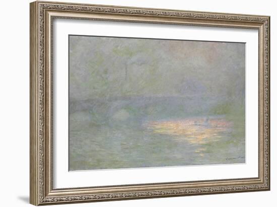 Waterloo Bridge-Claude Monet-Framed Giclee Print