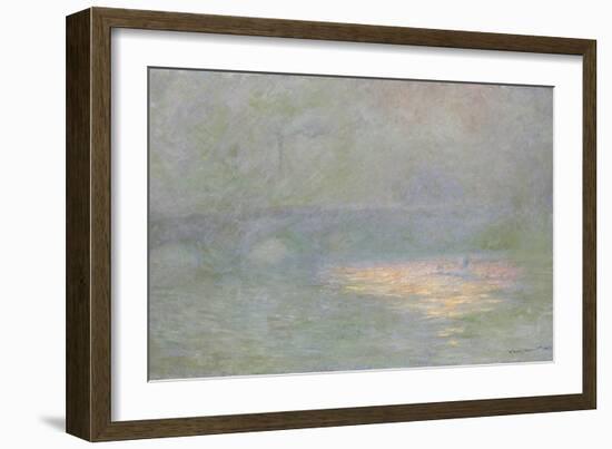 Waterloo Bridge-Claude Monet-Framed Giclee Print