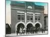 Waterloo, Iowa - Exterior View of Central Fire Station-Lantern Press-Mounted Art Print