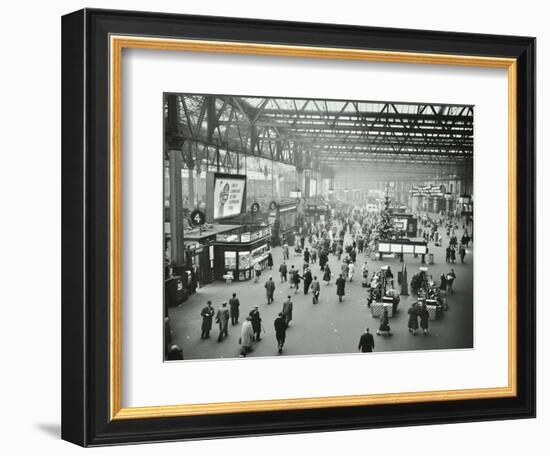 Waterloo Station, Lambeth, London, 1960-null-Framed Photographic Print