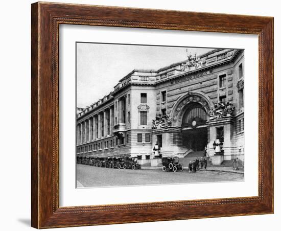 Waterloo Station, London, 1926-1927-McLeish-Framed Giclee Print