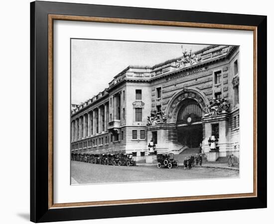 Waterloo Station, London, 1926-1927-McLeish-Framed Giclee Print