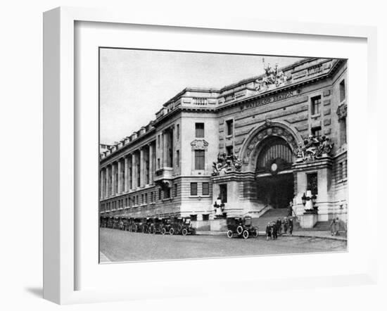 Waterloo Station, London, 1926-1927-McLeish-Framed Giclee Print