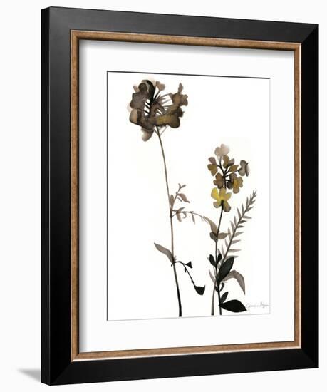 Watermark Wildflowers V-Jennifer Goldberger-Framed Art Print