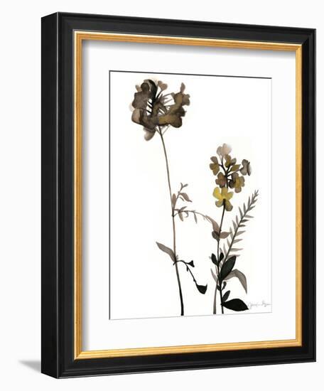 Watermark Wildflowers V-Jennifer Goldberger-Framed Art Print