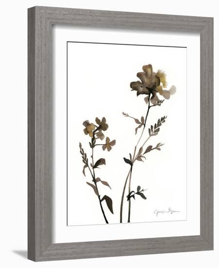 Watermark Wildflowers VI-Jennifer Goldberger-Framed Art Print