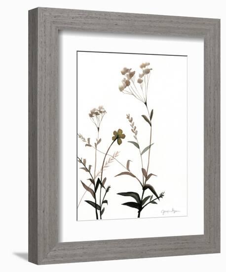 Watermark Wildflowers VII-Jennifer Goldberger-Framed Art Print