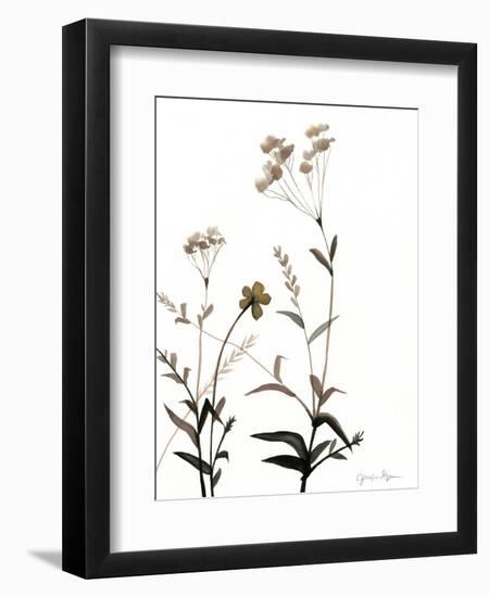 Watermark Wildflowers VII-Jennifer Goldberger-Framed Art Print