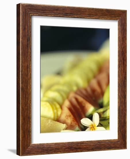 Watermelon, Bananas, and Pineapple in the Maldives-Michele Westmorland-Framed Photographic Print