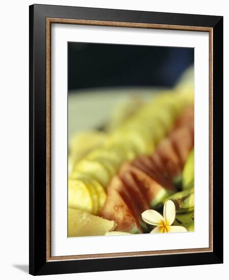 Watermelon, Bananas, and Pineapple in the Maldives-Michele Westmorland-Framed Photographic Print
