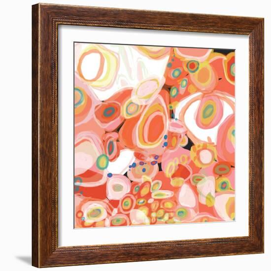 Watermelon Cocktail-Jan Weiss-Framed Art Print