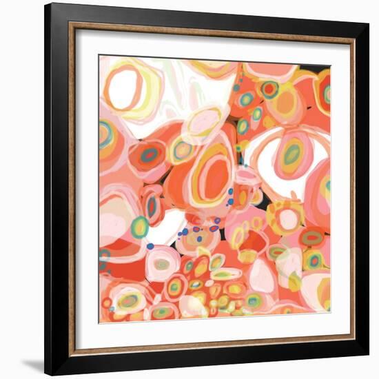 Watermelon Cocktail-Jan Weiss-Framed Art Print