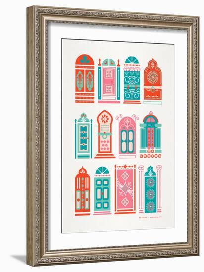 Watermelon Doors-Cat Coquillette-Framed Giclee Print