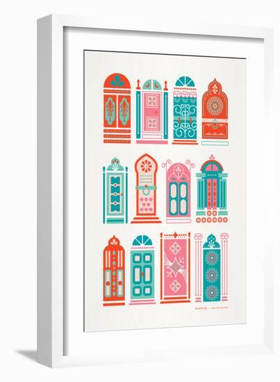 Watermelon Doors-Cat Coquillette-Framed Giclee Print