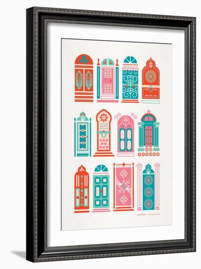 Watermelon Doors-Cat Coquillette-Framed Giclee Print