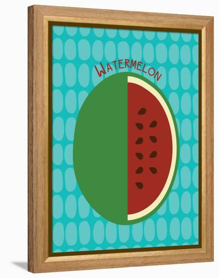 Watermelon Print-null-Framed Stretched Canvas