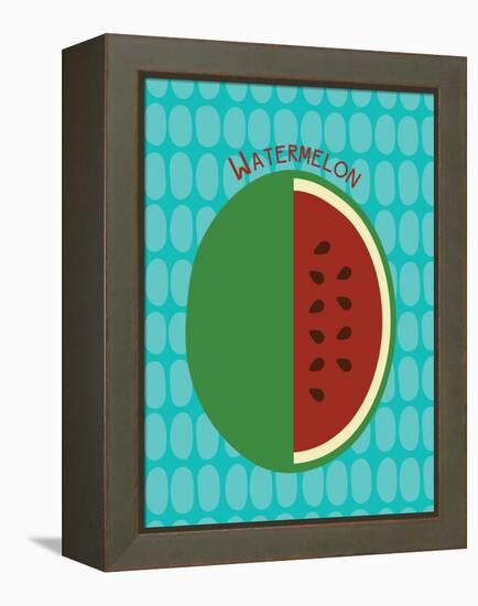 Watermelon Print-null-Framed Stretched Canvas