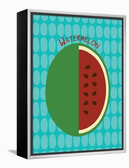 Watermelon Print-null-Framed Stretched Canvas