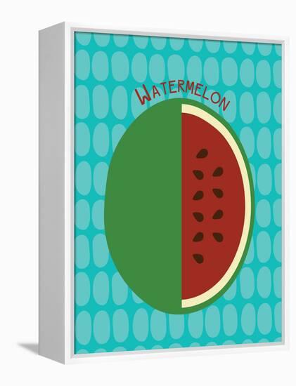 Watermelon Print-null-Framed Stretched Canvas