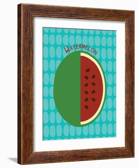 Watermelon Print-null-Framed Art Print