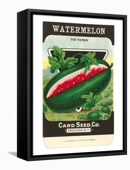 Watermelon Seed Packet-null-Framed Stretched Canvas