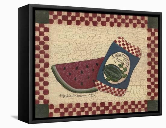 Watermelon Seeds-Debbie McMaster-Framed Premier Image Canvas