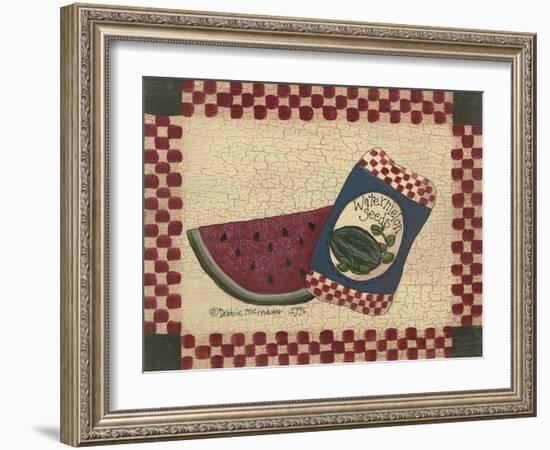 Watermelon Seeds-Debbie McMaster-Framed Giclee Print