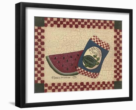 Watermelon Seeds-Debbie McMaster-Framed Giclee Print