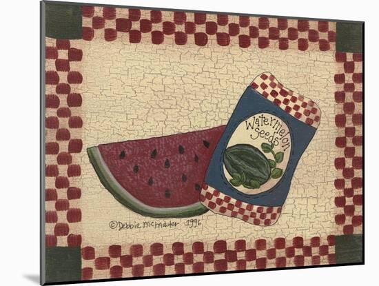 Watermelon Seeds-Debbie McMaster-Mounted Giclee Print