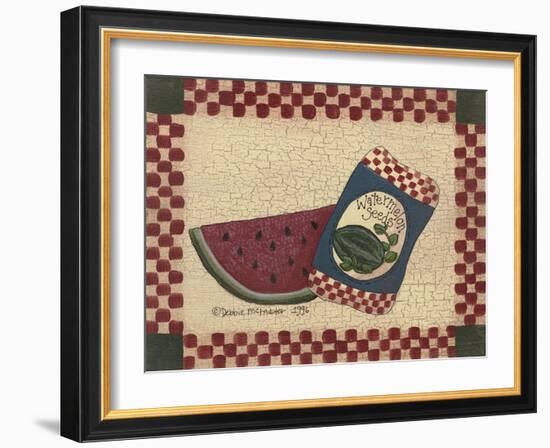 Watermelon Seeds-Debbie McMaster-Framed Giclee Print