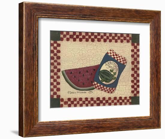 Watermelon Seeds-Debbie McMaster-Framed Premium Giclee Print