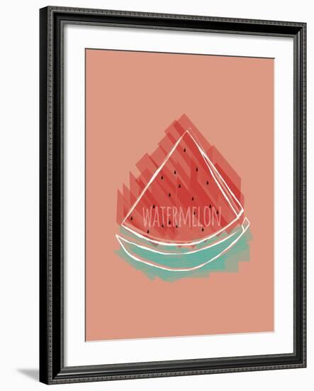 Watermelon Splash-Myriam Tebbakha-Framed Giclee Print