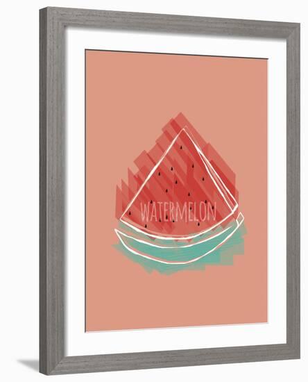 Watermelon Splash-Myriam Tebbakha-Framed Giclee Print