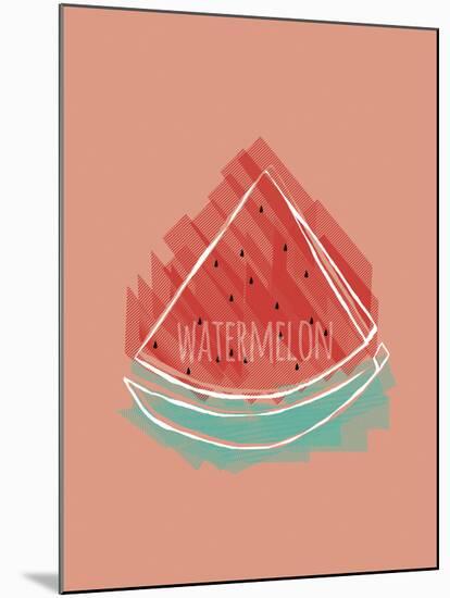 Watermelon Splash-Myriam Tebbakha-Mounted Giclee Print